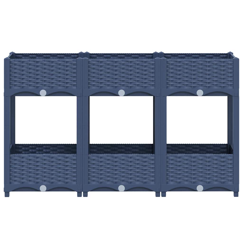 Fioriera Rialzata 120x40x71 cm in Polipropilene 310407