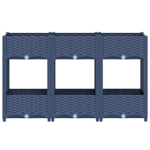 Fioriera Rialzata 120x40x71 cm in Polipropilene 310407