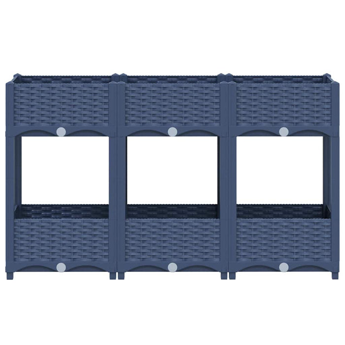 Fioriera Rialzata 120x40x71 cm in Polipropilene 310407