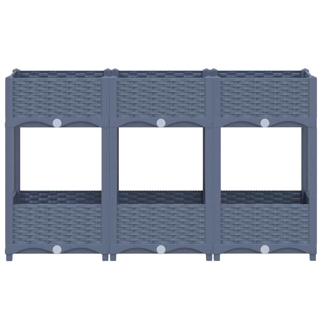 Fioriera Rialzata 120x40x71 cm in Polipropilene cod mxl 66732