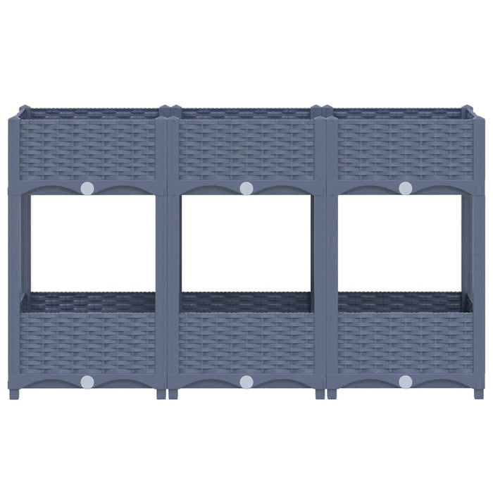 Fioriera Rialzata 120x40x71 cm in Polipropilene cod mxl 66732