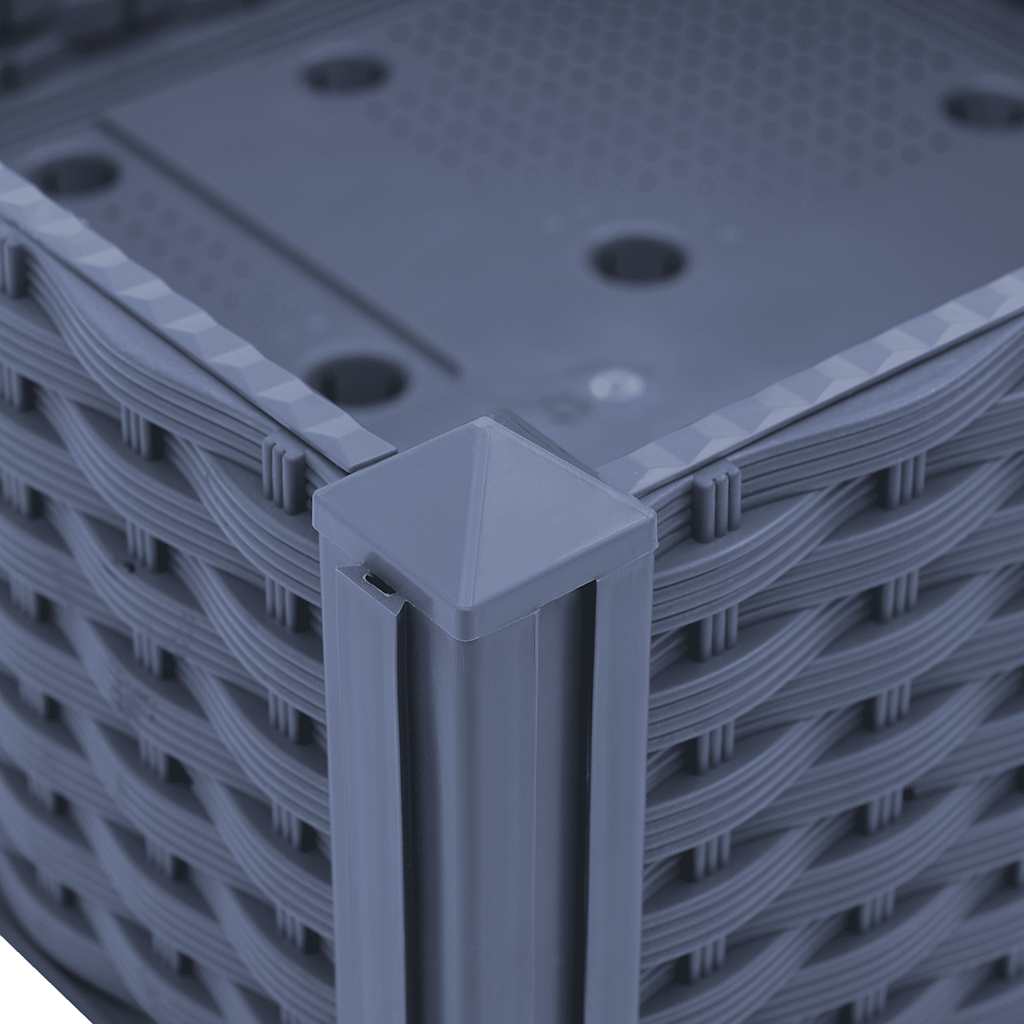 Fioriera Rialzata 120x40x71 cm in Polipropilene 310407