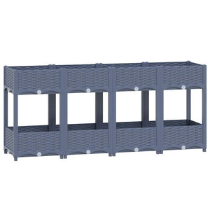 Fioriera Rialzata 160x40x71 cm in Polipropilene cod mxl 39822