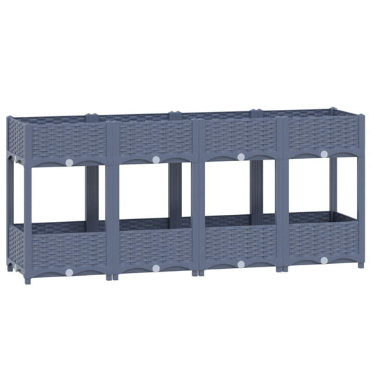 Fioriera Rialzata 160x40x71 cm in Polipropilene cod mxl 39822