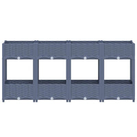 Fioriera Rialzata 160x40x71 cm in Polipropilene 310408