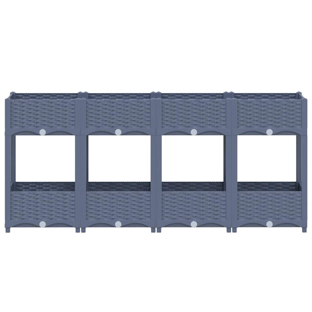 Fioriera Rialzata 160x40x71 cm in Polipropilene cod mxl 39822