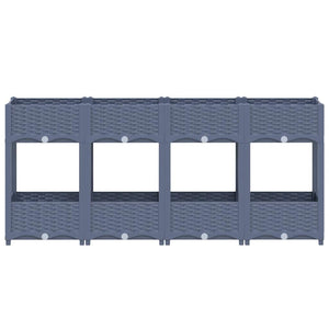 Fioriera Rialzata 160x40x71 cm in Polipropilene cod mxl 39822