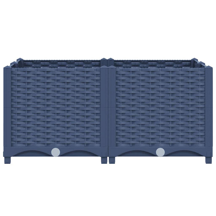 Fioriera Rialzata 80x80x38 cm in Polipropilene 310411