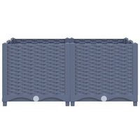 Fioriera Rialzata 80x80x38 cm in Polipropilene