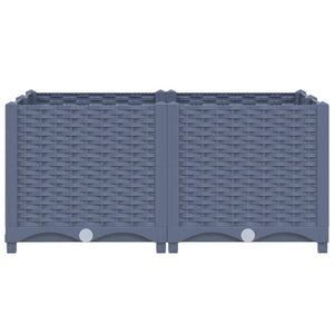 Fioriera Rialzata 80x80x38 cm in Polipropilene