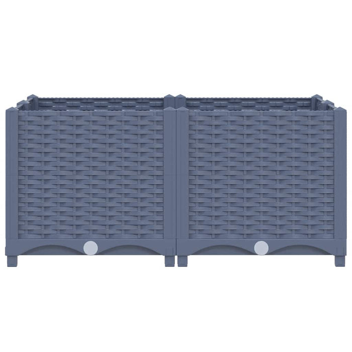 Fioriera Rialzata 80x80x38 cm in Polipropilene