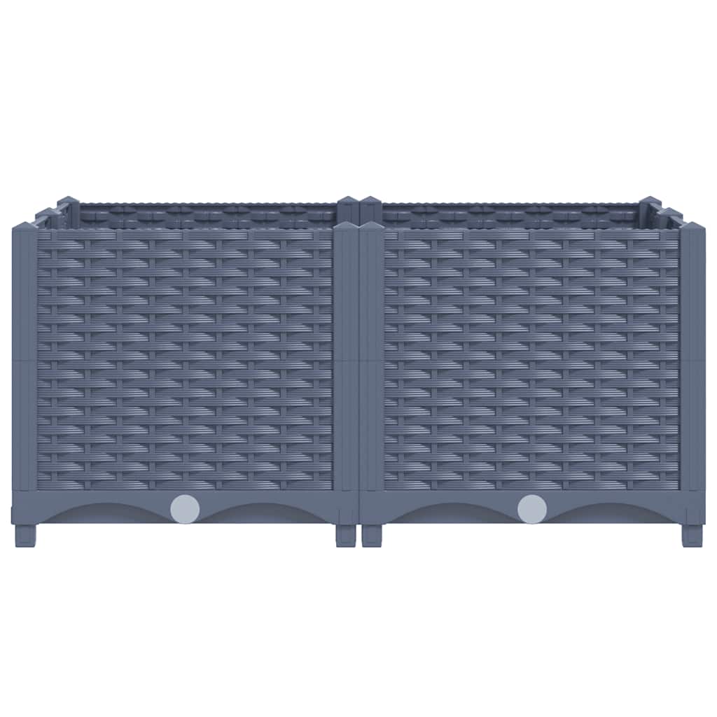 Fioriera Rialzata 80x80x38 cm in Polipropilene 310411