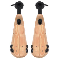 Tendiscarpe 2 Paia Taglia 36-40 in Legno Massello di Pino 30172