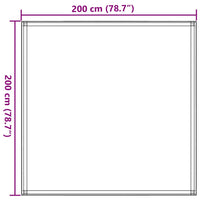 Tappeto da Tenda 200x200 cm Verde Scuro cod mxl 68156