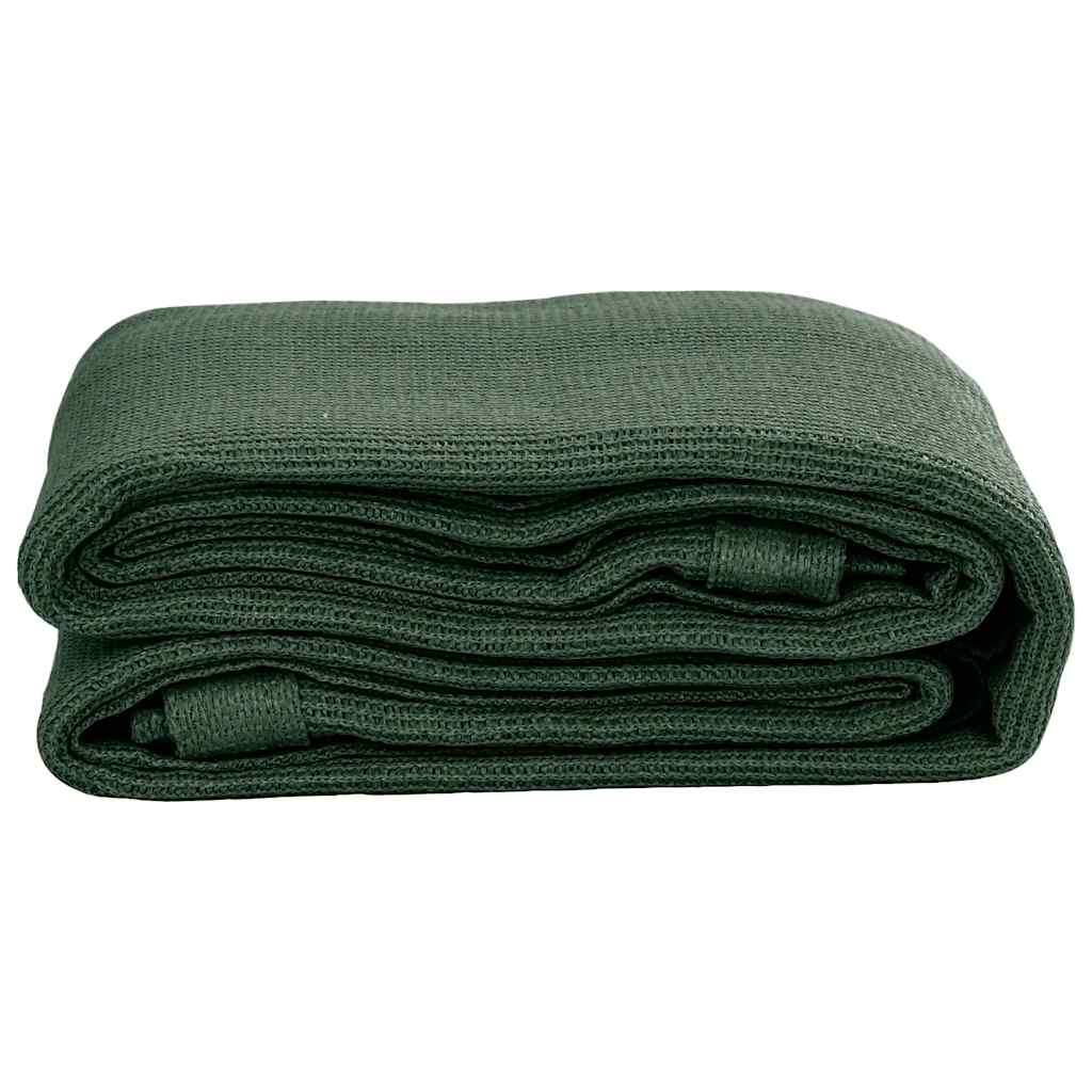Tappeto da Tenda 400x400 cm Verde Scuro in HDPE cod mxl 68175
