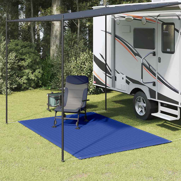 Tappeto da Tenda 250x300 cm Blu 310721