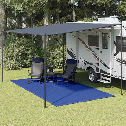 Tappeto da Tenda 250x450 cm Blu 310724