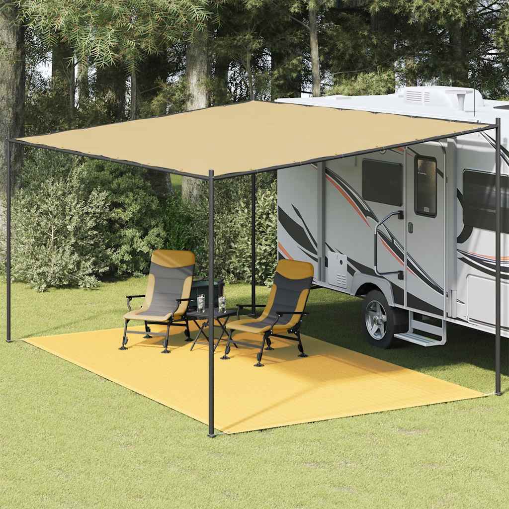 Tappeto da Tenda 300x500 cm Beige 310769