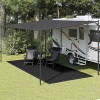 Tappeto da Tenda 250x550 cm Nero 310786