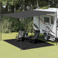 vidaXL Tappeto da Tenda 300x400 cm Nero