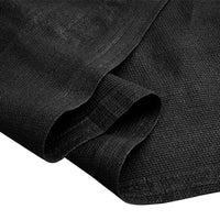 Tappeto da Tenda 400x400 cm Nero in HDPE 310791