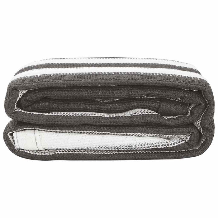 Tappeto da Tenda 250x550 cm Antracite e Bianco 310826