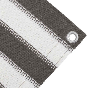 Tappeto da Tenda 250x550 cm Antracite e Bianco 310826