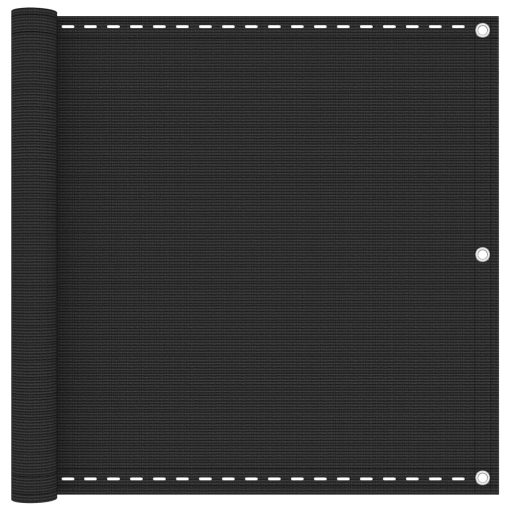 Paravento da Balcone Antracite 90x300 cm in HDPE