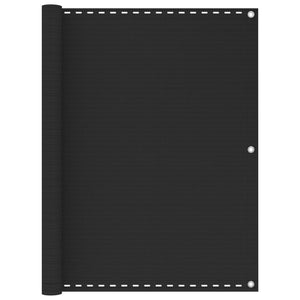 Paravento per balcone protezione privacy schermo privacy 120 x 300 cm HDPE antracite 02_0009960