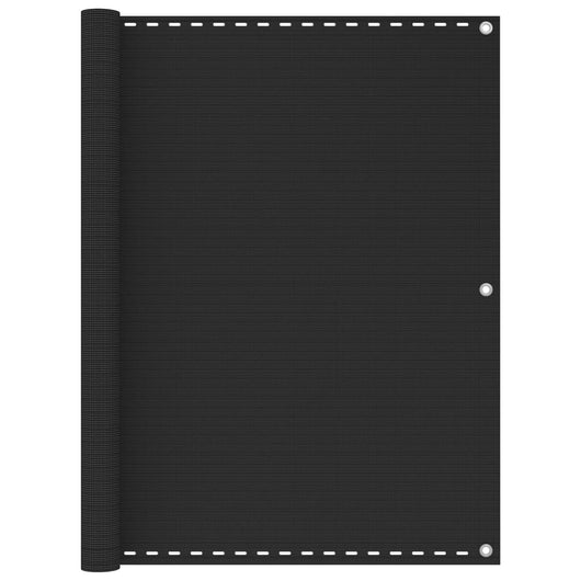 Paravento da Balcone Antracite 120x400 cm in HDPE