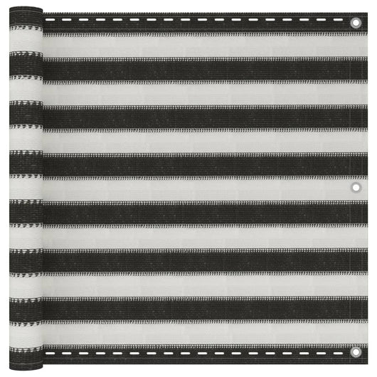 Paravento da Balcone HDPE 90x500 cm Antracite e Bianco cod mxl 13296