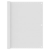 Paravento per balcone protezione privacy schermo privacy 120 x 500 cm HDPE bianco 02_0010044