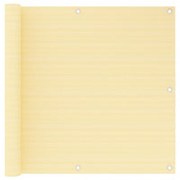 Paravento da Balcone Beige 90x400 cm in HDPE cod mxl 19441