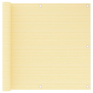 Schermo Frangivista per Balcone Beige 90x500 cm in HDPE cod mxl 20833