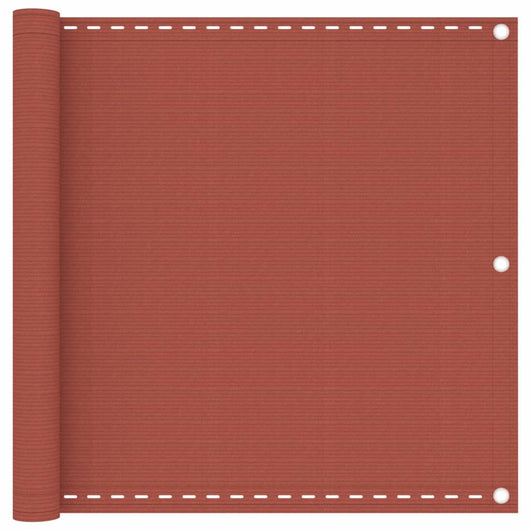 Paravento da Balcone Terracotta 90x300 cm in HDPE cod mxl 24466