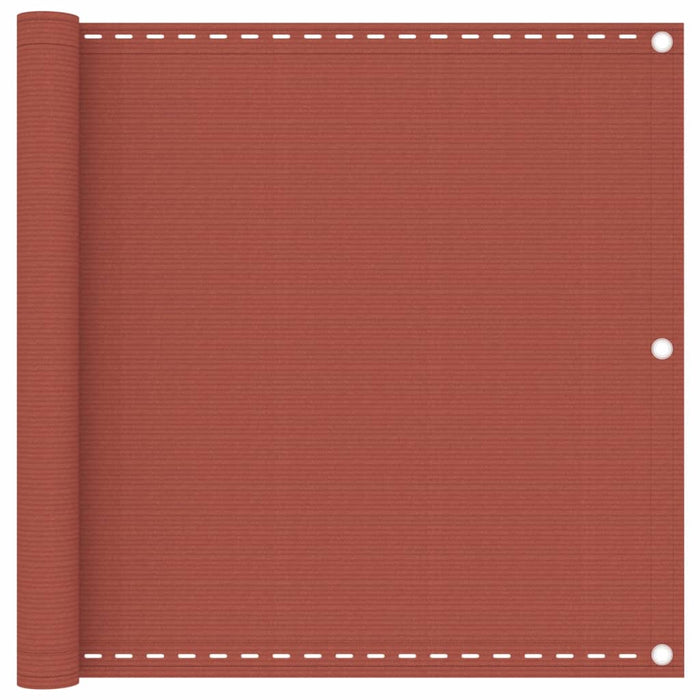 Paravento da Balcone Terracotta 90x300 cm in HDPE cod mxl 24466