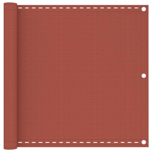 Paravento da Balcone Terracotta 90x600 cm in HDPE cod mxl 19627