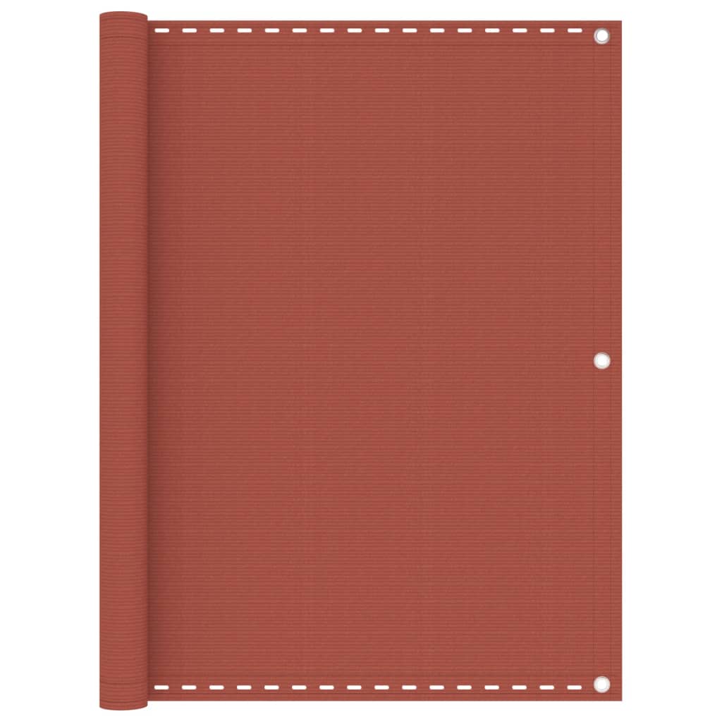 Paravento da Balcone Terracotta 120x600 cm in HDPE