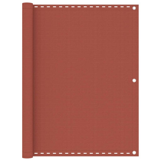 Paravento da Balcone Terracotta 120x600 cm in HDPE