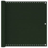 Schermo Frangivista per Balcone Verde Scuro 90x500 cm in HDPE cod mxl 17112