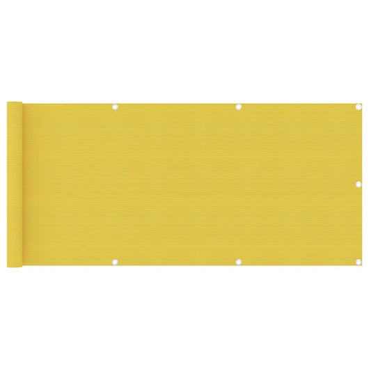 Paravento da Balcone Giallo 75x400 cm in HDPE cod mxl 18391