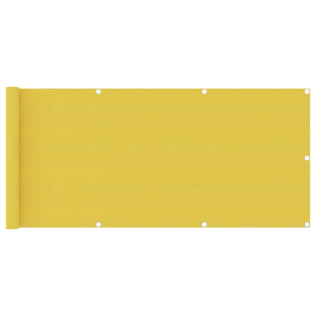 Schermo Frangivista per Balcone Giallo 75x500 cm in HDPE cod mxl 11520
