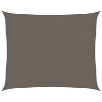 Vela Parasole 160 g/mÂ² Antracite 2,5x3 m in HDPE