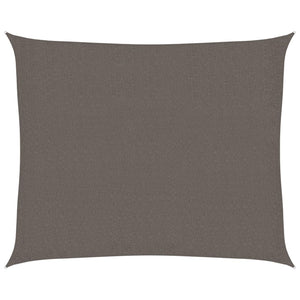 Vela Parasole 160 g/mÂ² Antracite 2,5x3 m in HDPE