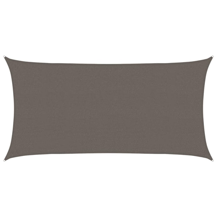 Vela Parasole 160 g/m² Antracite 2,5x5 m in HDPE 311071