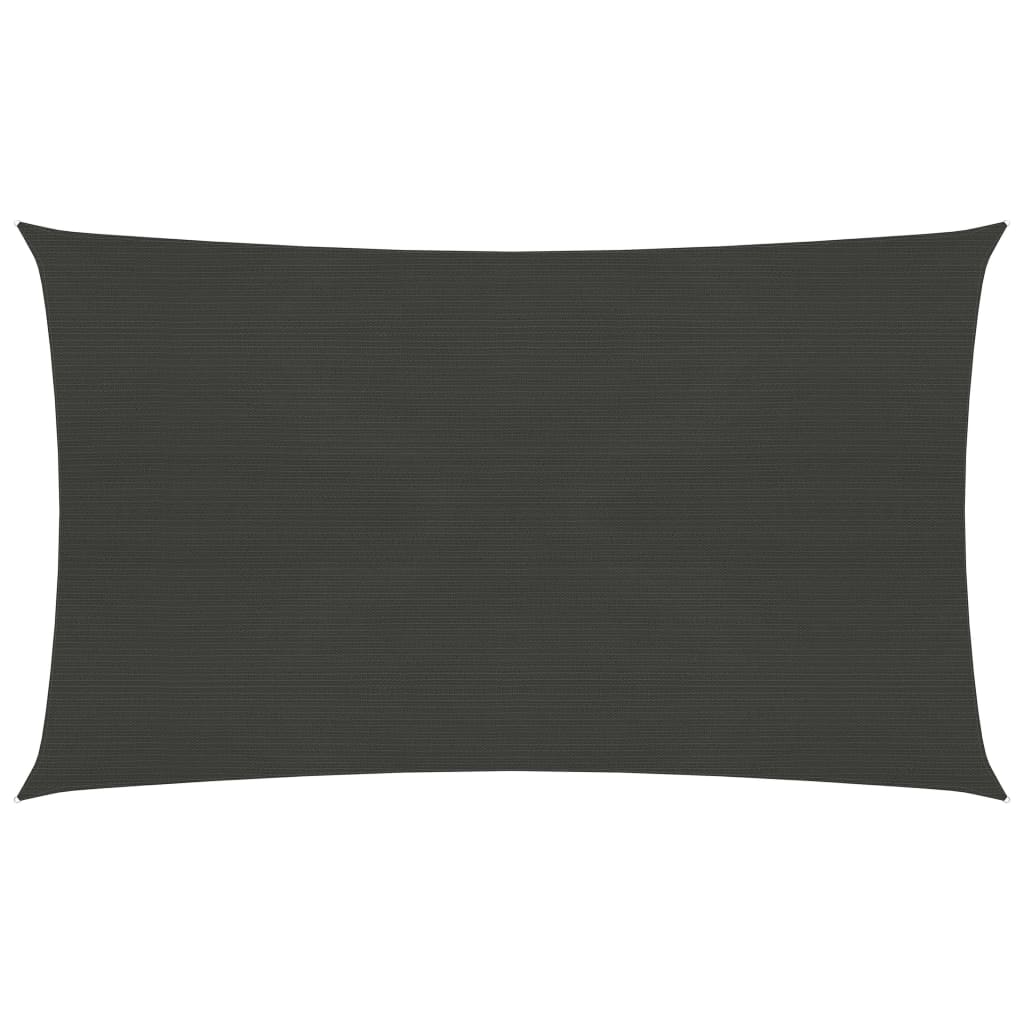 Vela parasole 160 g/m² antracite 2,5 x 5 m HDPE 02_0008909