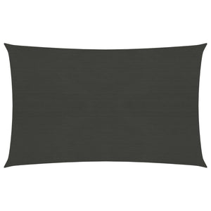 Vela in tessuto per ombrellone 160 g/m² 3 x 4 m HDPE antracite 02_0008922