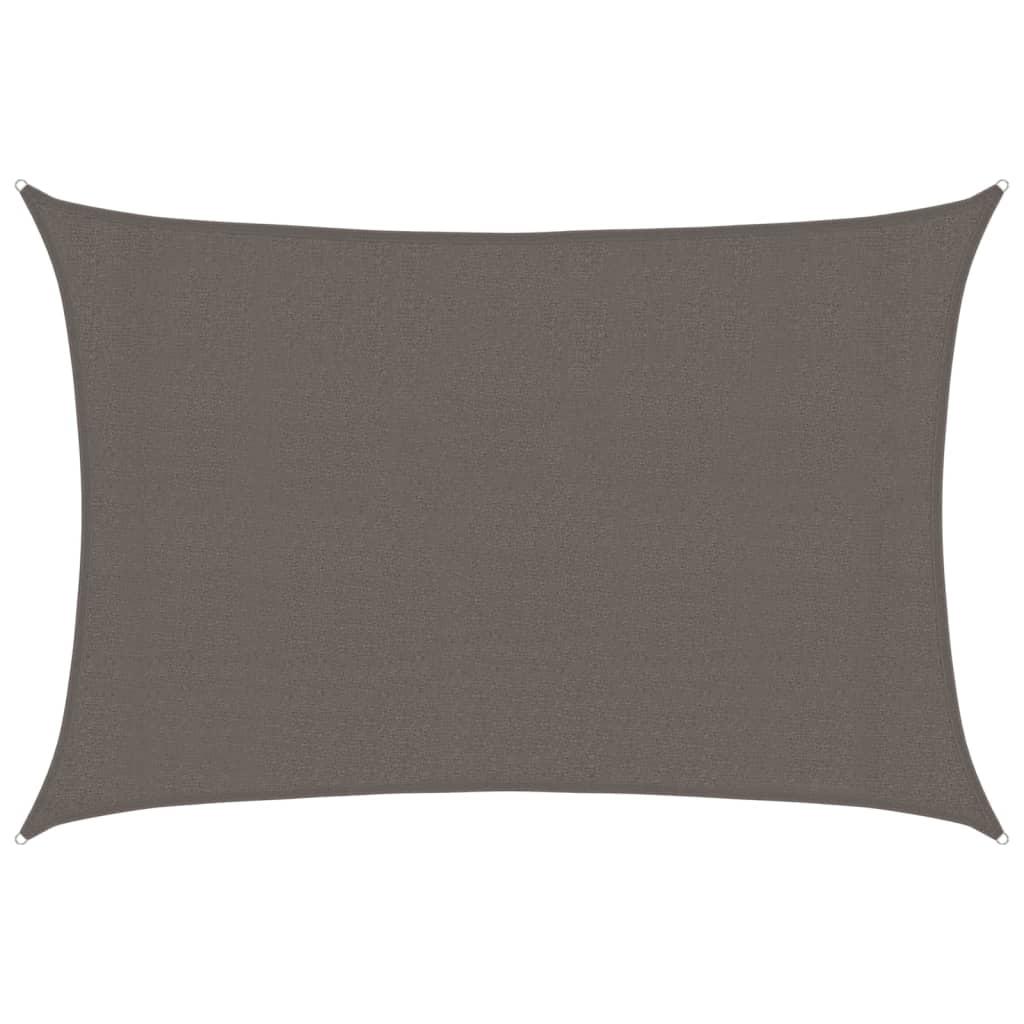 Vela Parasole 160 g/mÂ² Antracite 3x4,5 m in HDPE  cod mxl 18146