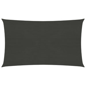 Vela in tessuto per ombrellone 160 g/m² antracite 3 x 5 m HDPE 02_0008926