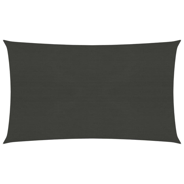 Vela in tessuto per ombrellone 160 g/m² antracite 3 x 5 m HDPE 02_0008926